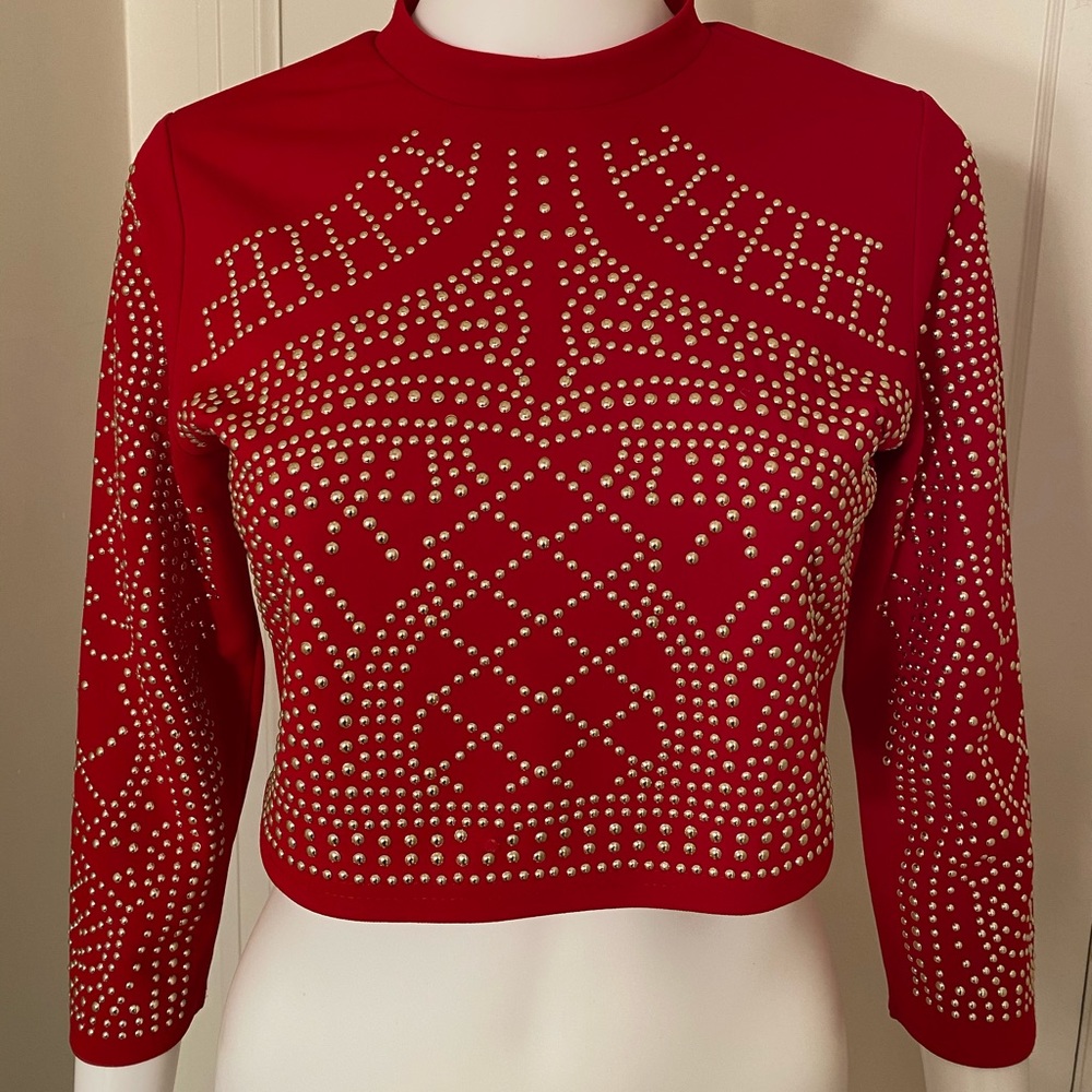 LOVE J Embellished Top